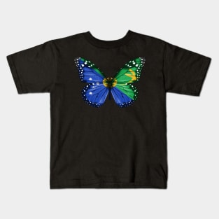 Christmas Islanders Flag  Butterfly - Gift for Christmas Islanders From Christmas Island Kids T-Shirt
